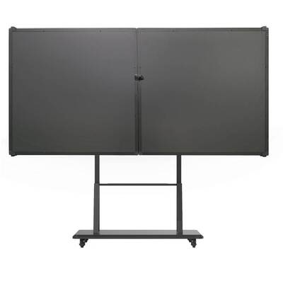 AIO 75 นิ้ว Smart Touch Panel แอนดรอยด์ Win Side Boards With Cam Mic มือถือยืนสําหรับการประชุมมหาวิทยาลัย