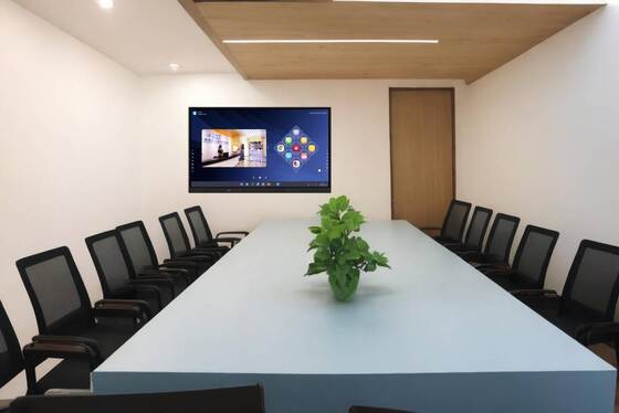 iBoard 98 นิ้ว Smart Board Android Monitor USB WIFI TOUCH เครื่องเสียงทั้งหมดในหนึ่งสําหรับการประชุม