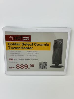 Smart office Super Market E-Ink Display Price Tag 4 Color Electronic Shelf Label