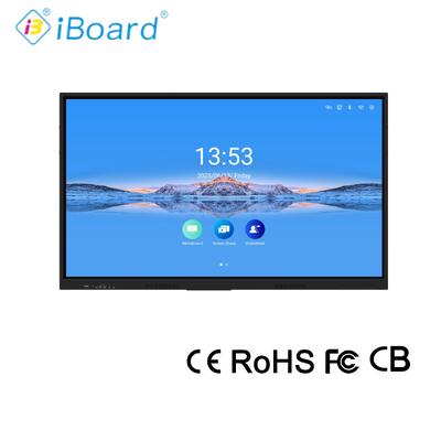 แพนเนลอินเตอร์เอกทีฟ แฟลต พบกันได้ 65 นิ้ว ความละเอียด 4k มือถือสัมผัสกับอุปกรณ์ระบบ Android ใหม่สําหรับการประชุมห้องเรียน