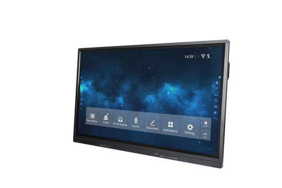 ไวท์บอร์ดหน้าจอสัมผัส Ir Interactive 3840 * 2160 ขับเคลื่อนด้วยคอมพิวเตอร์