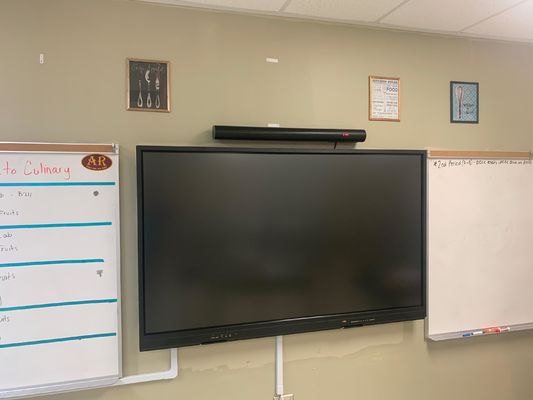 75 LED Interactive Boards 20 จุดสัมผัสพร้อม 0 GAP Smart Touch Whiteboard