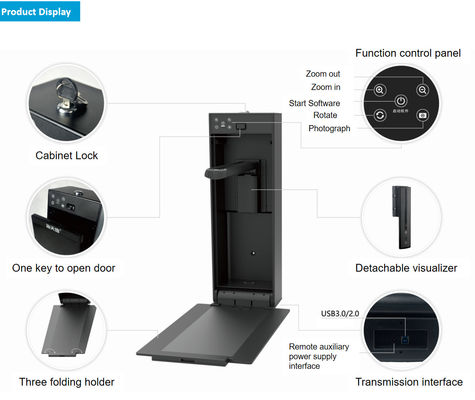 กล้องเอกสาร Visualizer 12MP, USB Classroom Visual Presenter