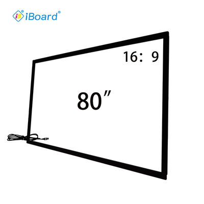 IBoard 32" 43" 50" 55" 65" 75" Infrared Multi Touch Overlay Frame การเชื่อมต่อ USB สําหรับจอสัมผัส มอนิเตอร์ทีวี