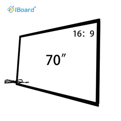 IBoard 32" 43" 50" 55" 65" 75" Infrared Multi Touch Overlay Frame การเชื่อมต่อ USB สําหรับจอสัมผัส มอนิเตอร์ทีวี