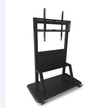 220 LBS Interactive Whiteboard Mobile Stand ปรับความสูงได้สำหรับอุปกรณ์เสริม 52 "~ 86" คุณภาพดี