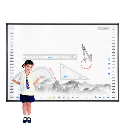 Outdoor IR Interactive Whiteboard 82 '' Multi Touch พร้อมโปรเจ็กเตอร์รองรับทุกระบบ