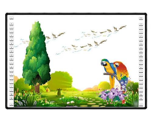 IR Interactive Whiteboard สําหรับห้องเรียน 102 นิ้ว Touch whiteboard บอร์ดอิเล็กทรอนิกส์