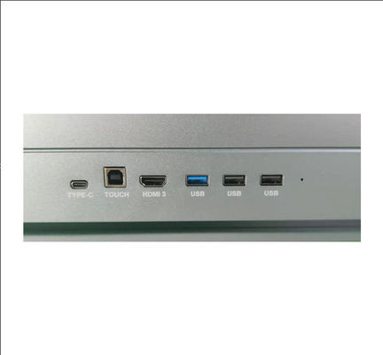 8 Core Google EDLA รับรอง Android 13 มอนิเตอร์จอสัมผัส จอจอแบนอินเตอร์เอ็กเตอร์แอคทีฟ สําหรับการศึกษาและการประชุม