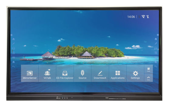86 "LED Interactive Whiteboard Super Slim Frame ติดผนัง