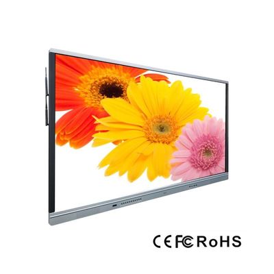 98inch iBoard Smart Board Interactive Flat Panel อลูมิเนียมอัลลอยด์สำหรับการประชุมทางธุรกิจ