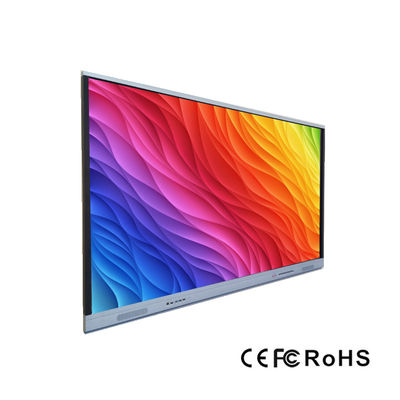 จอภาพทัชสกรีนแบบโต้ตอบ 5ms, FCC All In One Smart TV Board 55/65/75/86/98 นิ้ว