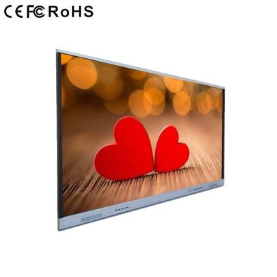 สมาร์ทบอร์ด LCD ขนาด 2 มม. ความแม่นยำสูงรองรับ Windows Linux, อินฟราเรด, กรอบอลูมิเนียมอัลลอยด์