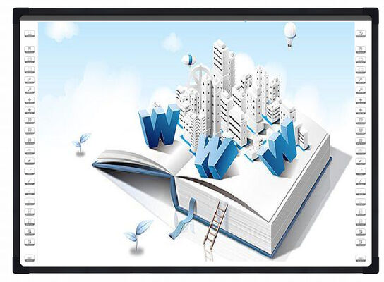 กระดานสีขาวอินเตอร์เอ็กซ์ติกซ์ 86 นิ้ว อินฟราเรด 10 จุดสัมผัสสําหรับการประชุมในห้องเรียน