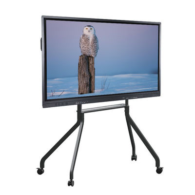 4K LED Interactive Smart Board 65 นิ้ว Android 8 System, กรอบอลูมิเนียม, รองรับ OPS