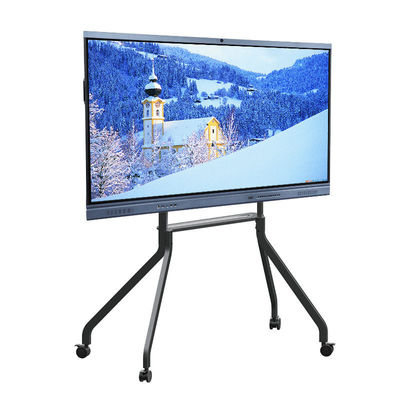 4k Interactive Panel, 86 '' Led Smart Board, กรอบอลูมิเนียม 350cd / m2 OPS Slot