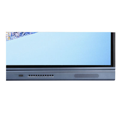 4k Interactive Panel, 86 '' Led Smart Board, กรอบอลูมิเนียม 350cd / m2 OPS Slot