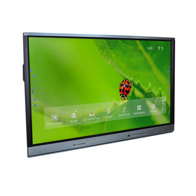 กระดานไวท์บอร์ดทัชสกรีนแบบโต้ตอบขนาด 75 นิ้ว 4K LCD Smart Board Touch Display
