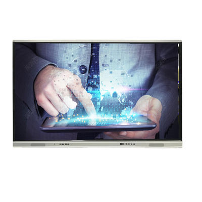 หน้าจอสัมผัส LED Backlight 4K แบบโต้ตอบ 86 นิ้ว