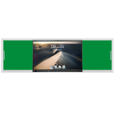 บล็อคบอร์ดฉลาด 75-98 นิ้ว มอนิเตอร์ทีวีฉลาด บล็อคบอร์ดแผ่นกระดาษขาว พร้อม HDMI และ USB สําหรับการเรียนการสอนมหาวิทยาลัย