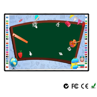 กระดานไวท์บอร์ดอิเล็กทรอนิกส์แบบโต้ตอบด้วยอินฟราเรดขนาด 90 นิ้ว, อินเทอร์เฟซ USB, พื้นผิวนาโนเซรามิก