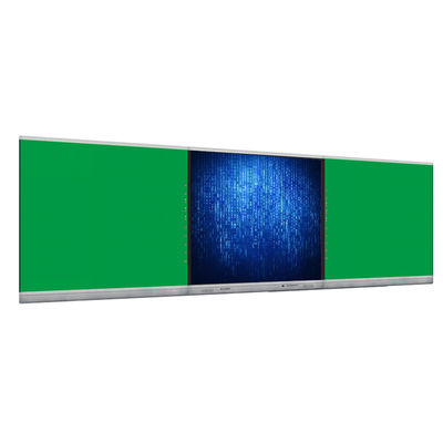 86 '' กระดานดำอัจฉริยะบันทึกสมาร์ทกระดานสีเขียว 4000:1 LED Android 9.0 350cd/m2 การเชื่อมต่อกระดานดำ