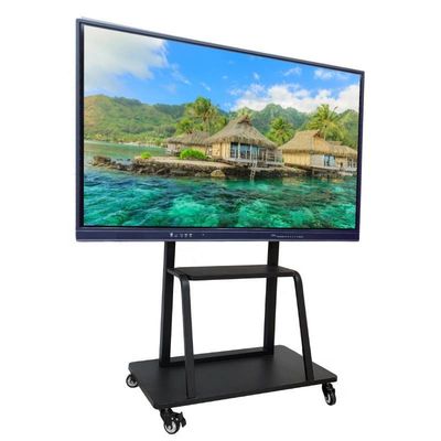 กระดานไวท์บอร์ดแบบโต้ตอบ LED แผง LCD 3840 * 2160 สำหรับธุรกิจ