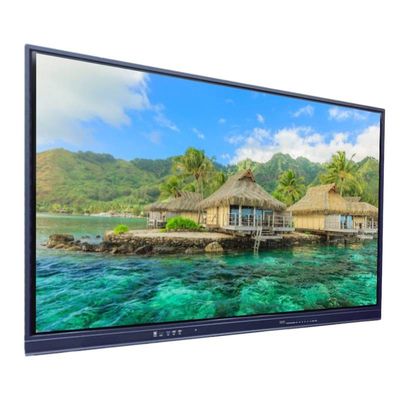 กระดานไวท์บอร์ดแบบโต้ตอบ LED แผง LCD 3840 * 2160 สำหรับธุรกิจ