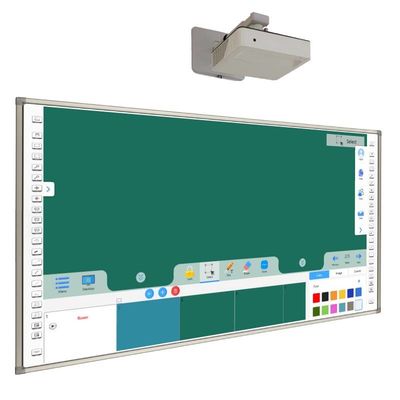 กระดานไวท์บอร์ดแบบโต้ตอบออนไลน์ 120 นิ้ว 32767x32767 Multi Touch Screen Monitor การใช้งานเพื่อการศึกษา