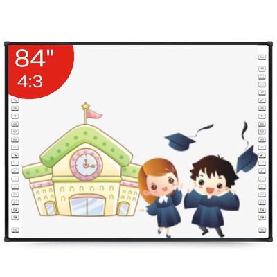 กระดานไวท์บอร์ดอินฟาเรด 84 นิ้ว 32768 * 32768 สำหรับห้องเรียน