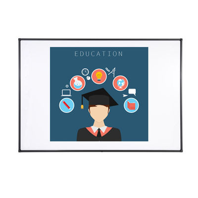 กระดานไวท์บอร์ดแบบโต้ตอบขนาด 84 นิ้ว พื้นผิวเซรามิกนาโน ขนาด 78~120 นิ้ว พร้อมใบรับรอง CE