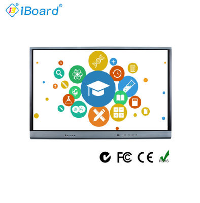 55 นิ้ว 65 นิ้ว 75 นิ้ว 86 นิ้ว LED Smart Screen Interactive Flat Panel ออนไลน์ สําหรับห้องเรียน