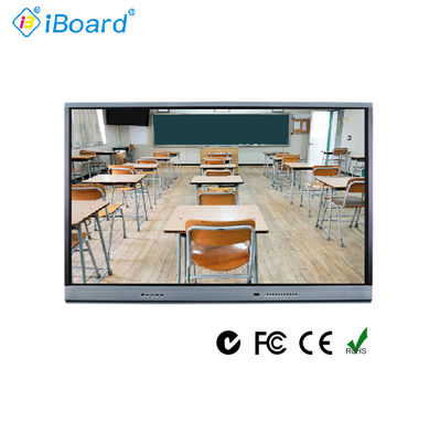 55 นิ้ว 65 นิ้ว 75 นิ้ว 86 นิ้ว LED Smart Screen Interactive Flat Panel ออนไลน์ สําหรับห้องเรียน