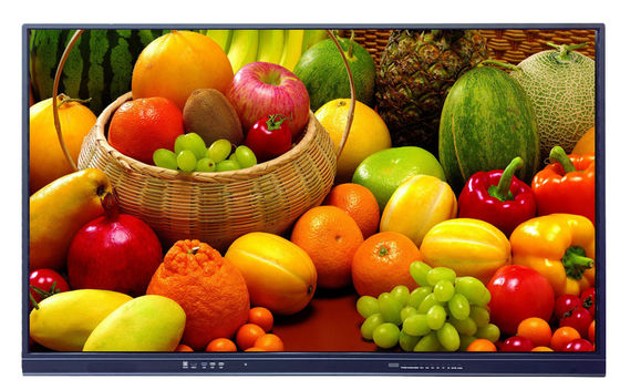350cd / m2 Iboard กระดานไวท์บอร์ดแบบโต้ตอบ Android 8.0 หน้าจอสัมผัส 4K USB2.0