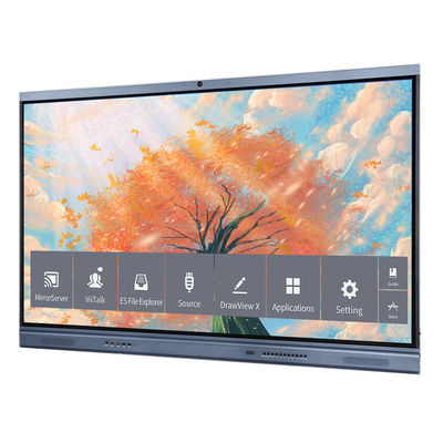 ดิจิตอล 350cd / M2 86in LCD Smart Board HDMI สำหรับการประชุม