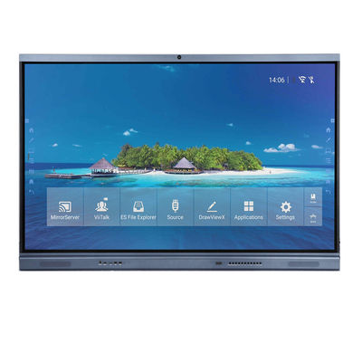 SECAM 86in All In One กระดานไวท์บอร์ดแบบโต้ตอบ 20 คะแนน Touch 450cd / M2