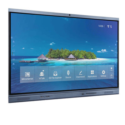 SECAM 86in All In One กระดานไวท์บอร์ดแบบโต้ตอบ 20 คะแนน Touch 450cd / M2