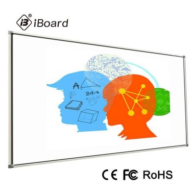 ไวท์บอร์ดแบบสัมผัสอินฟราเรดเซรามิก 80 นิ้ว DC 4.7V ติดผนัง