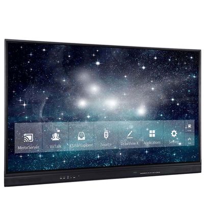 55 65 75 86 98 110 นิ้ว 4K Ultra HD อินเตอร์เอกทีฟ แพลทพานิลดิจิตอล สมาธิ Whiteboard มัลติทัชสกรีน สําหรับโรงเรียน