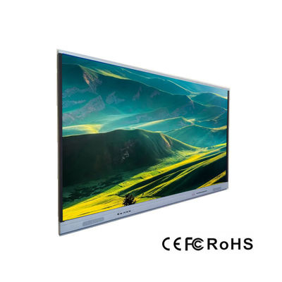 55 '' IR Interactive Touch Panel บอร์ดดิจิตอล 4K HD Multifuntional Android 11.0 TV Touch Screen Display