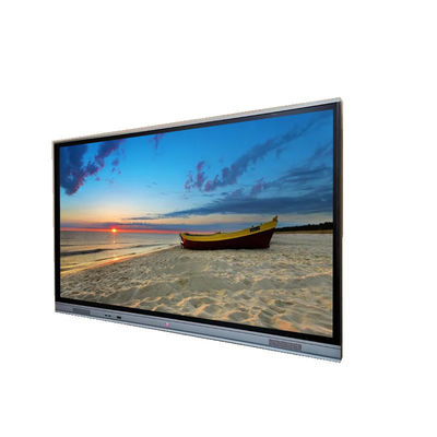 4K Interactive Whiteboard IFPD Smart Monitors Multi Touch Screen Display With Camera&mic All In One Computer สําหรับโรงเรียน