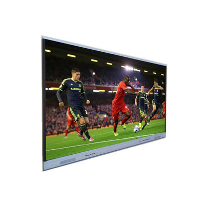 CE 4mm Glass LCD Infrared Smart Board รองรับ Windows Linux กรอบเหล็กอัลลูมิเนียม