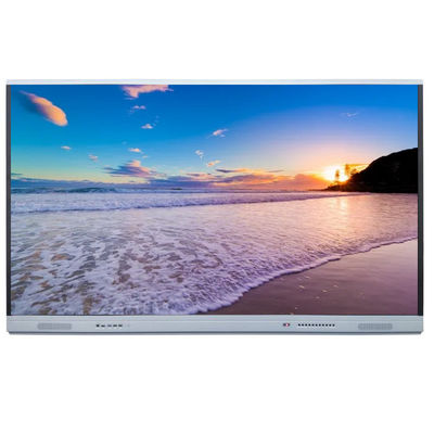 เทคโนโลยีอินฟราเรดแบบ Capacitive ขนาด 86 นิ้ว IPS Interactive Touch Screen Monitor หน้าจอ DLED