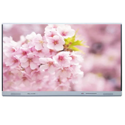 4K LED Interactive Smart Board 65 นิ้ว Android 8 System, กรอบอลูมิเนียม, รองรับ OPS