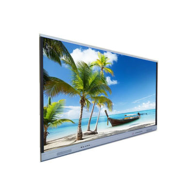 ขายร้อน 20 จุดสัมผัส 5ms จอภาพระบบสัมผัสแบบโต้ตอบ FCC ROHS CE All In One Smart TV สำหรับการนำเสนอธุรกิจ
