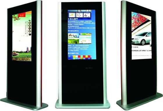 การออกแบบใหม่ Multi Touch A แผง LCD ชนิด Led Digital Display Kiosk ตู้หน้าจอสัมผัสสำหรับการโฆษณา