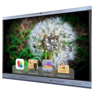 Android 11 IR กระดานไวท์บอร์ดแบบโต้ตอบ 65 75 86 นิ้ว YL Series จอแสดงผลแบบแบนพอร์ต USB OTA จุดสัมผัสหลายจุดสำหรับเด็ก