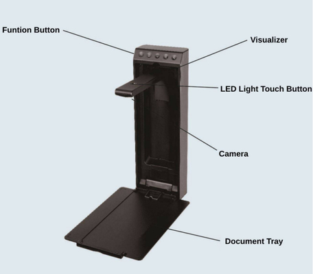 2022 HD Document Visualizer Camera Audio Presenter ภาพสำหรับการสอน 8 เมกะพิกเซล