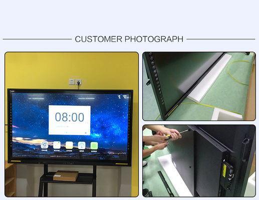 IBoard Portable Interactive Flat Panel Black Mini ในตัว OPS I7 I5 Generation Intel Core