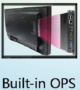 IBoard Portable Interactive Flat Panel Black Mini ในตัว OPS I7 I5 Generation Intel Core